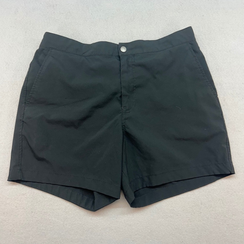 Abercrombie & Fitch Mens Black Stretch Active Shorts with Liner Size M 5 Inseam